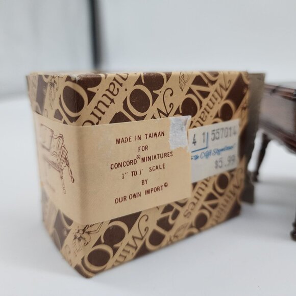 Vintage Concord Miniatures Wooden Coffee table & 2 Side Tables Open Top 1:1 Scal - Picture 3 of 11